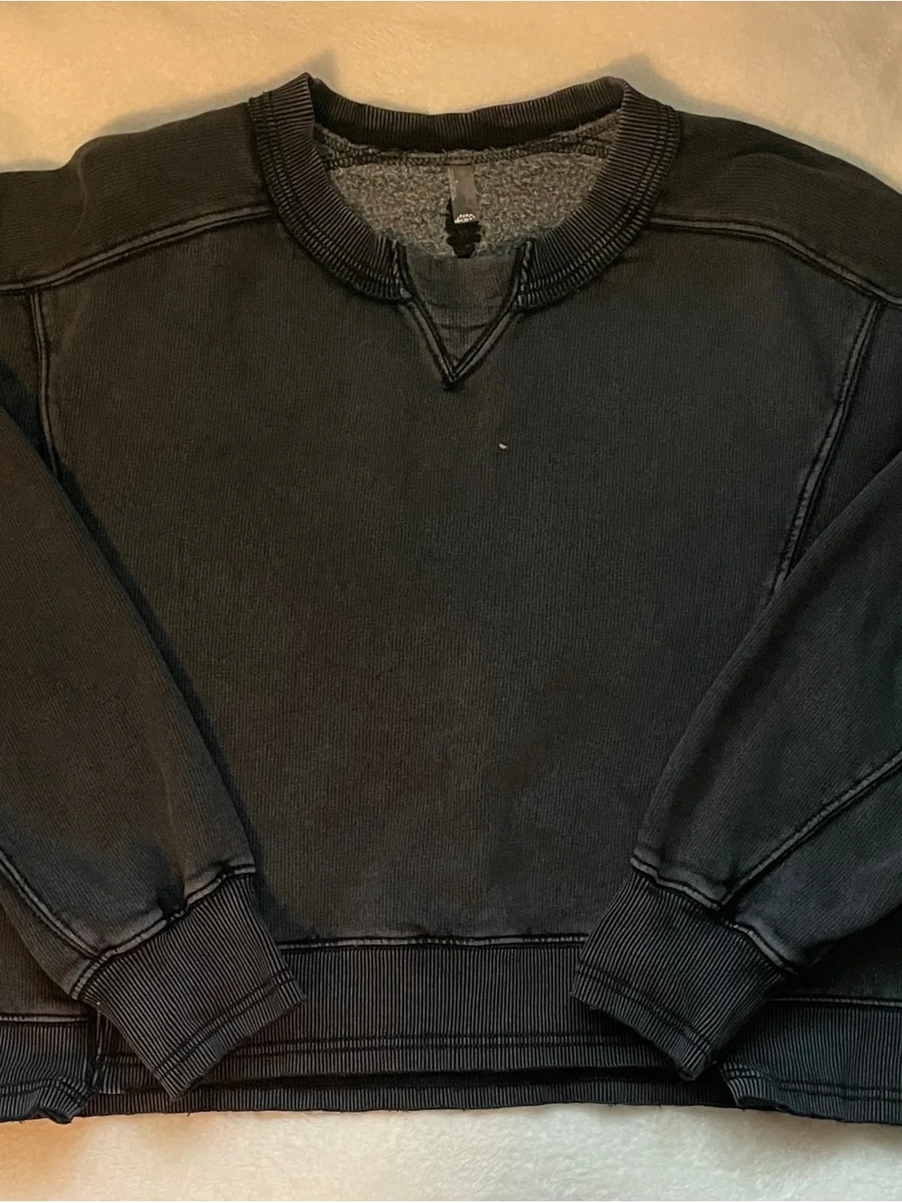 FP Movement by Free People Black Crewneck Pullover